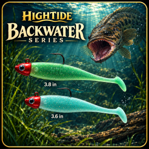 HighTide Hookwear™ Backwater Series - 3.5" or 3.8" Paddle Tail