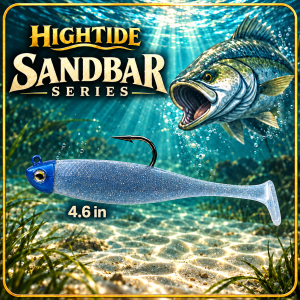 HighTide Hookwear™ Sand Bar Series – 4.6” Paddle Tail
